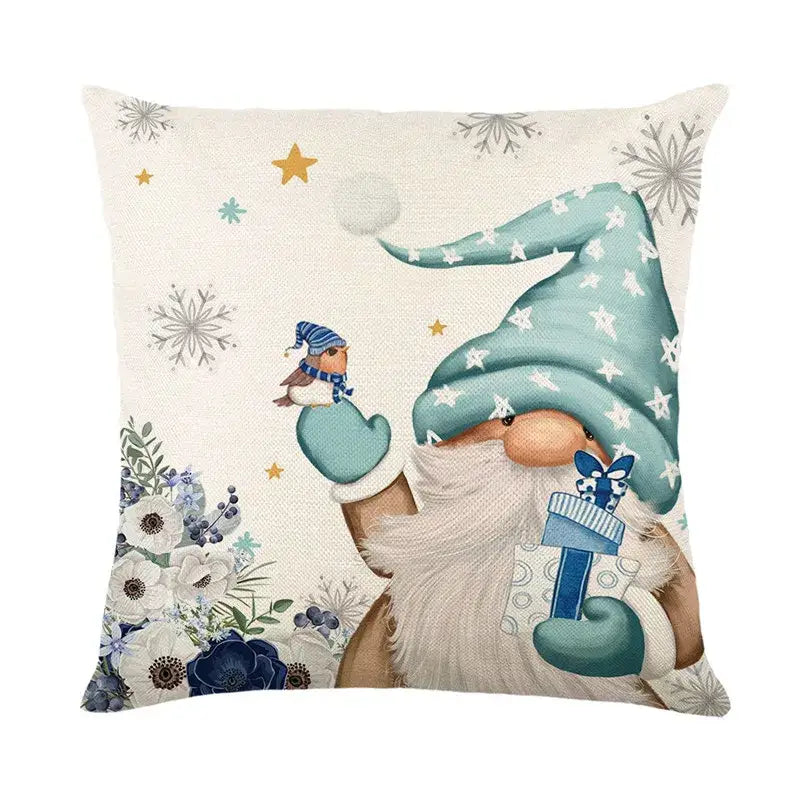 DecorBites™ Christmas Pillowcase Collection - Festive Sofa Decor with Christmas Tree, Elk, Snowman