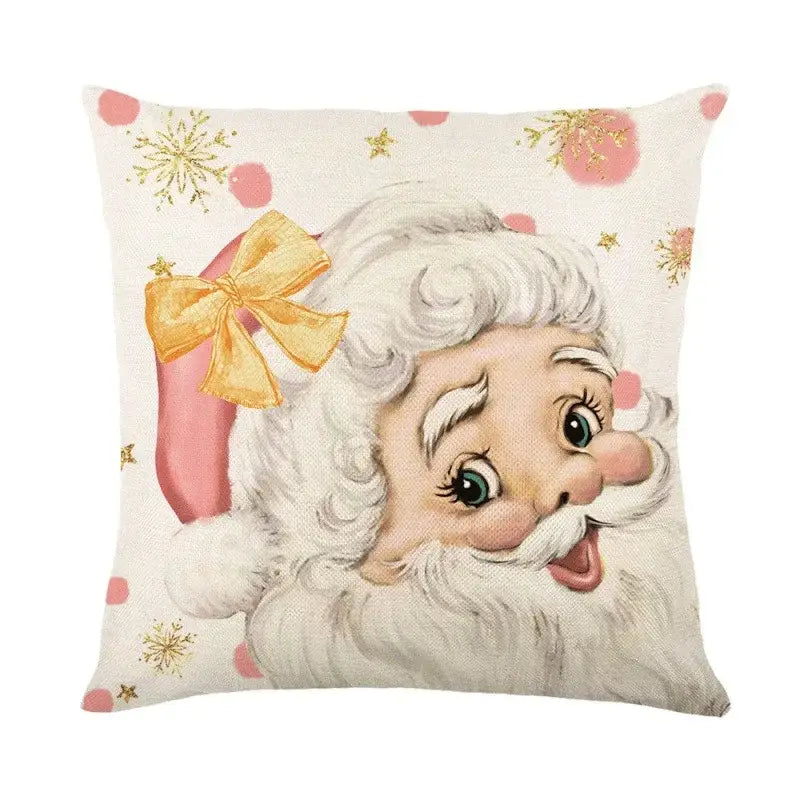 DecorBites™ Christmas Pillowcase Collection - Festive Sofa Decor with Christmas Tree, Elk, Snowman