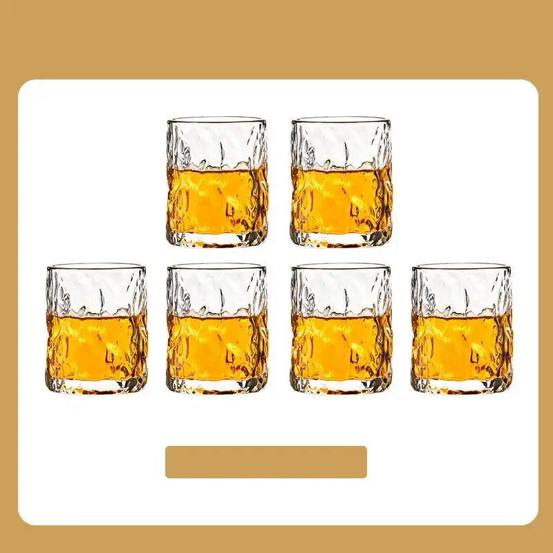 DecorBites™ Christmas Reindeer Cups Holder Set for Drying, Decorated with Transparent Glacier Water Glass