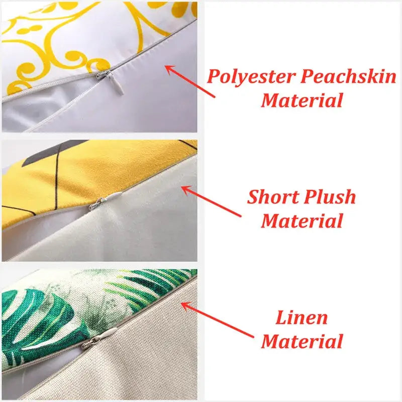 DecorBites™ Christmas Short Plush Pillowcase 45x45cm Home Decor