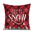 DecorBites™ Christmas Snow Elk Pillow Cover for Festive Home Decor