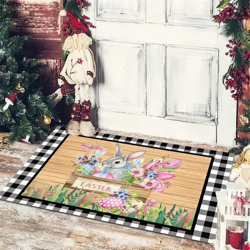 DecorBites™ Christmas Snowman Non-slip Floor Mat