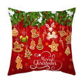 DecorBites™ Christmas Sofa Pillow Cover Home Decor Throw Pillowcase Santa Claus Printed