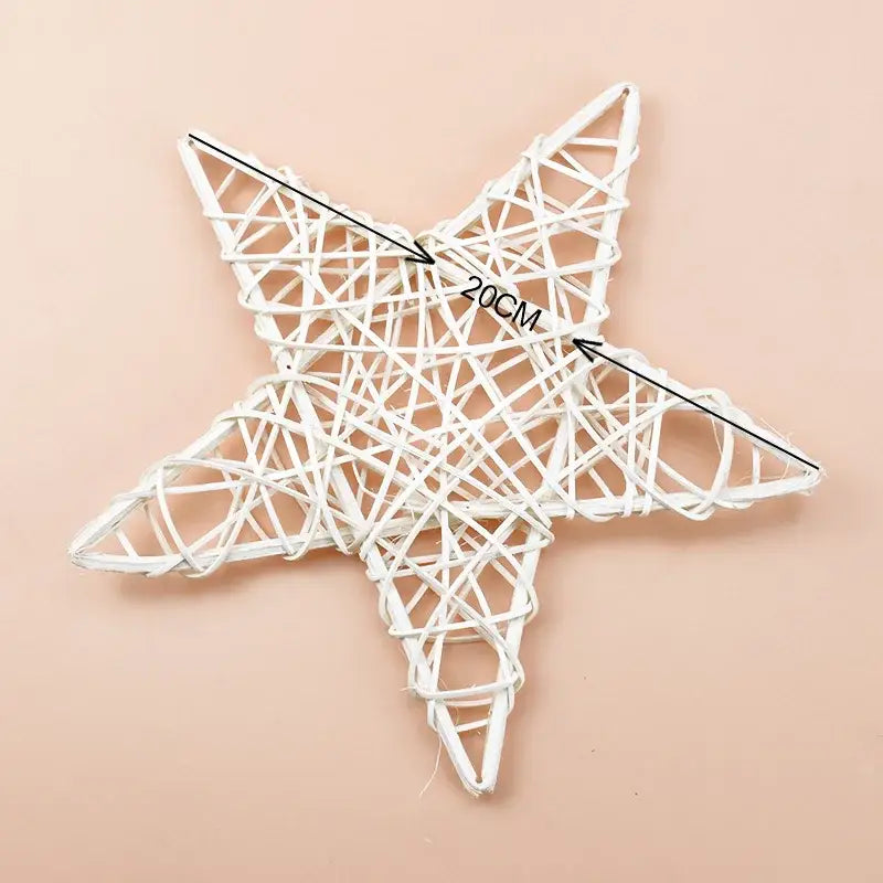 DecorBites™ Christmas Star Wreath Home Decoration - Wedding Background DIY Artificial Plants Wholesale