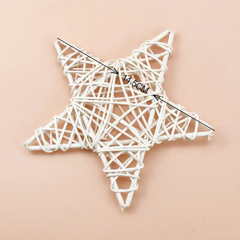 DecorBites™ Christmas Star Wreath Home Decoration - Wedding Background DIY Artificial Plants Wholesale