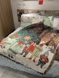 DecorBites™ Christmas Throw Blanket - Festive Living Room Decor & Sofa Towel