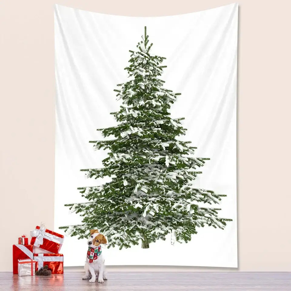 DecorBites™ شجرة عيد الميلاد لتزيين غرفة النوم، نسيج جداري (تابستري)، فرش سرير - ديكور بوهيمي كبير لحفلات رأس السنة الجديدة