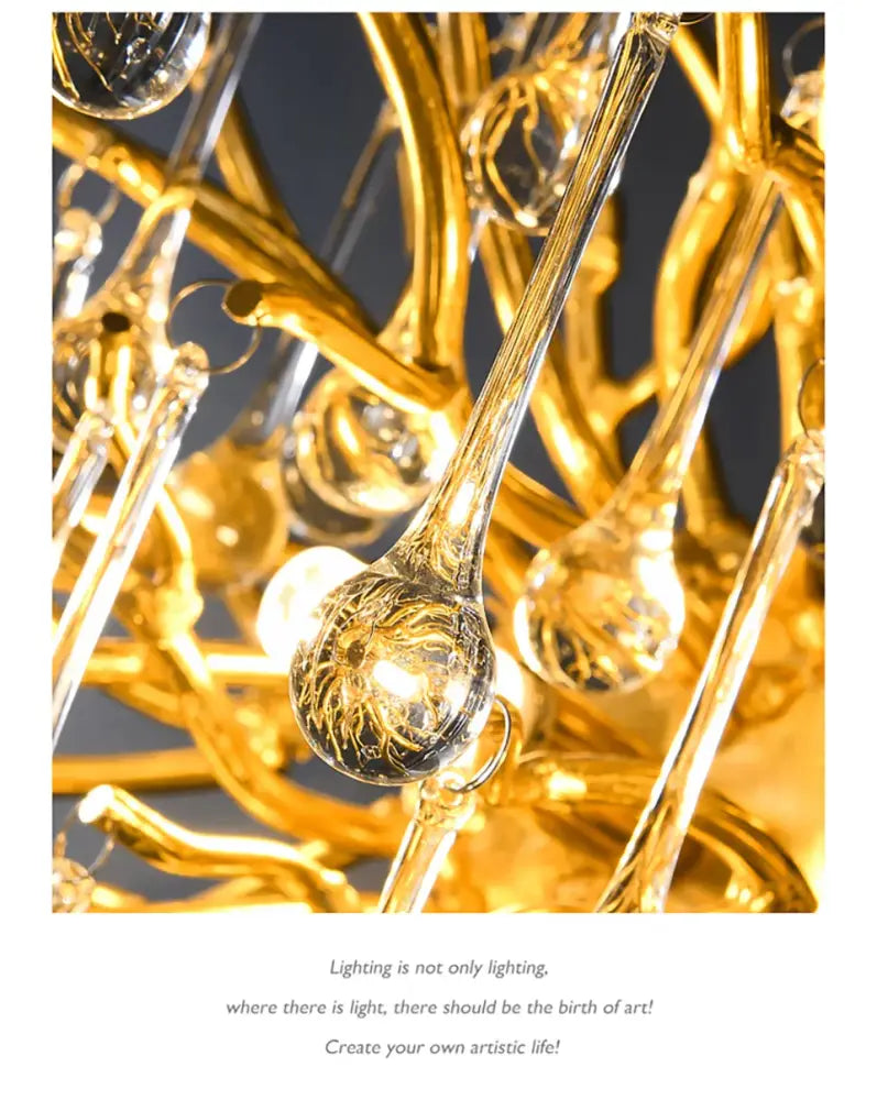 DecorBites™ Chrome Rectangular Crystal Chandelier Light Fixture