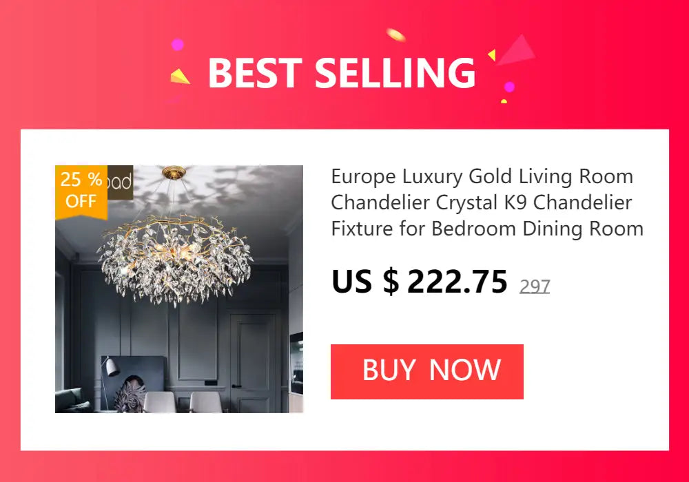 Gold-toned decorbites™ chrome rectangular crystal chandelier light fixture with dangling crystal accents for indoor lighting