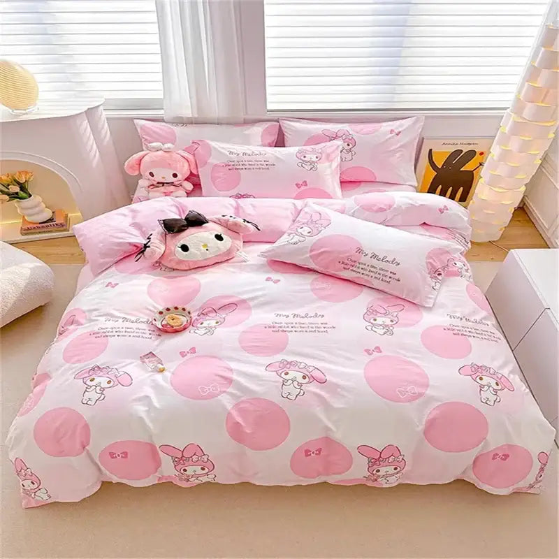 DecorBites™ Cinnamoroll Cartoon Bedding Set - Cute Home Decor