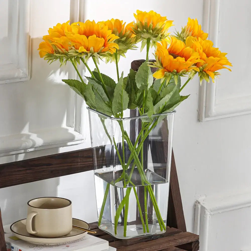 DecorBites™ Clear Acrylic Hurricane Flower Vase - Large Size