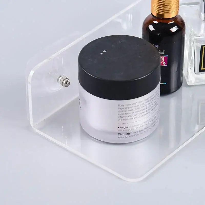 DecorBites™ Clear Acrylic Wall Shelf Organizer, 20-50cm