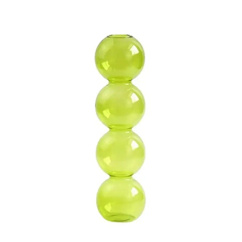 DecorBites™ Clear Glass Bubble Vase for Home Decor
