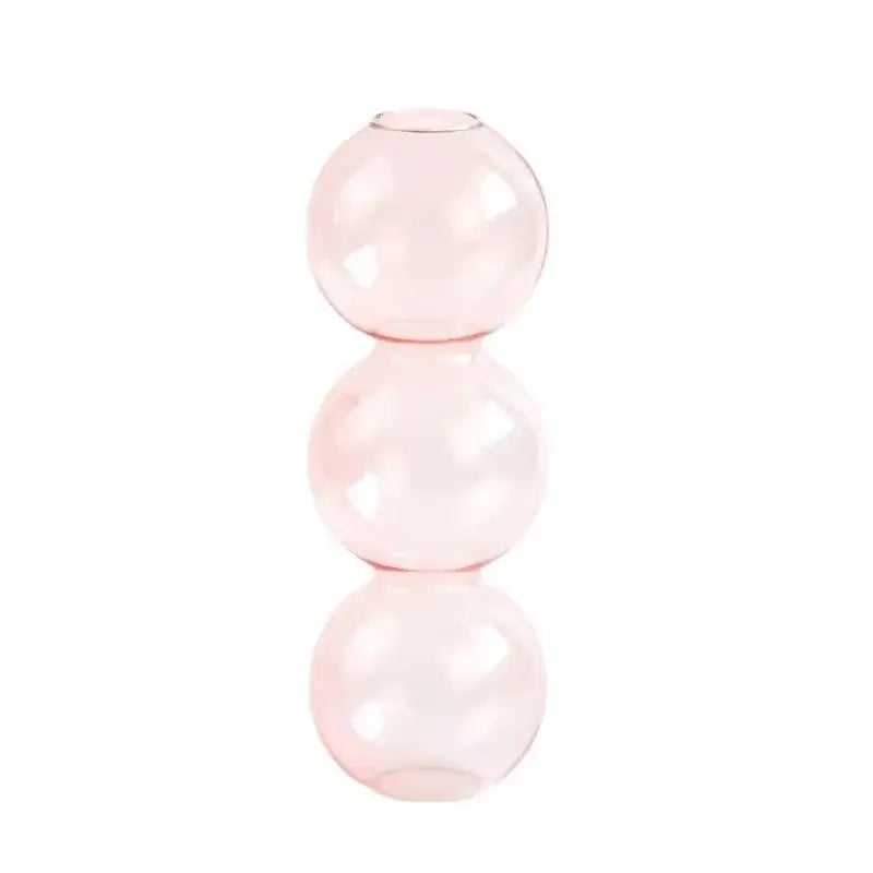 DecorBites™ Clear Glass Bubble Vase for Home Decor