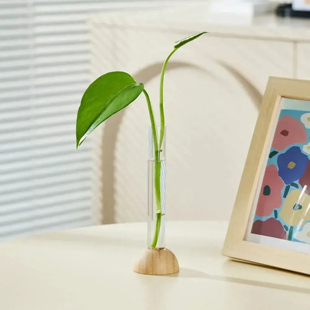 DecorBites™ Clear Plastic Test Tube Vase for Home Decor