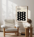 DecorBites™ Colorful Mid Century Geometric Canvas Art