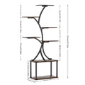 DecorBites™ Compact Tree Design Plant Stand with Multiple Shelves