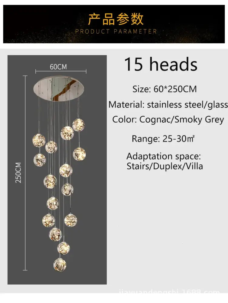DecorBites™ Contemporary Crystal Ball Chandelier - Free Shipping
