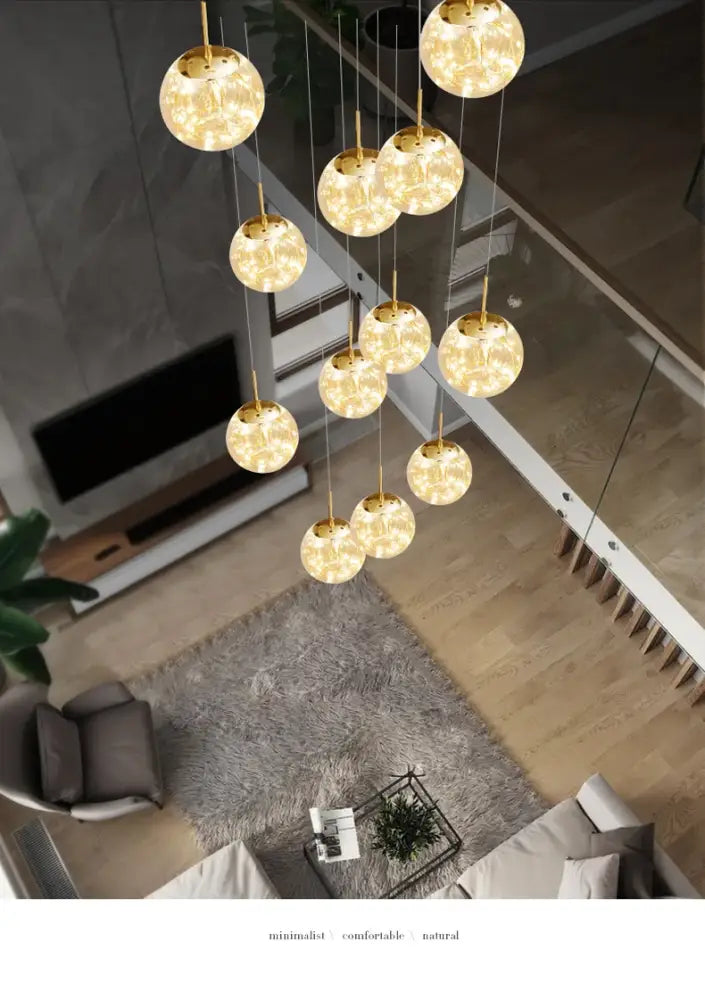 DecorBites™ Contemporary Crystal Ball Chandelier - Free Shipping