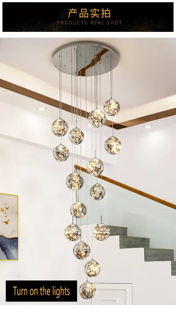 DecorBites™ Contemporary Crystal Ball Chandelier - Free Shipping