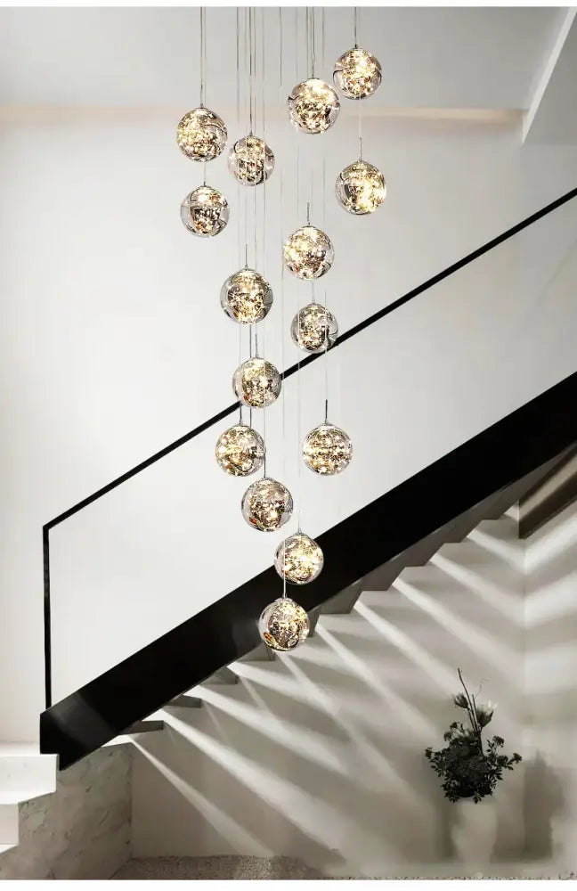 DecorBites™ Contemporary Crystal Ball Chandelier - Free Shipping