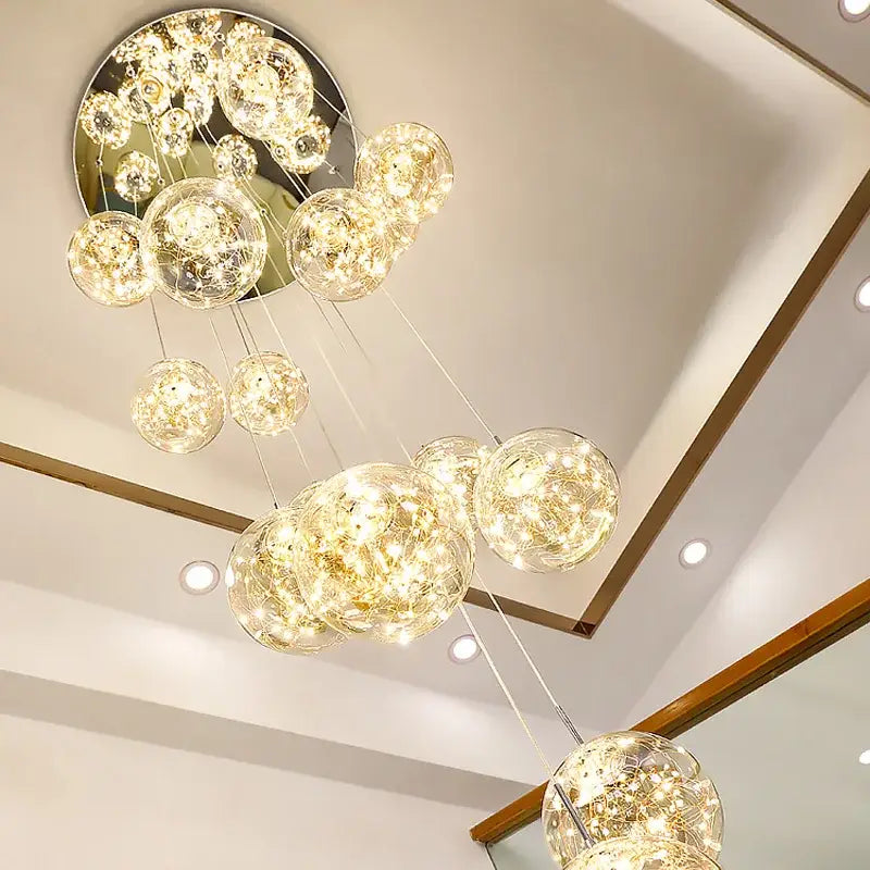 DecorBites™ Contemporary Crystal Ball Chandelier - Free Shipping