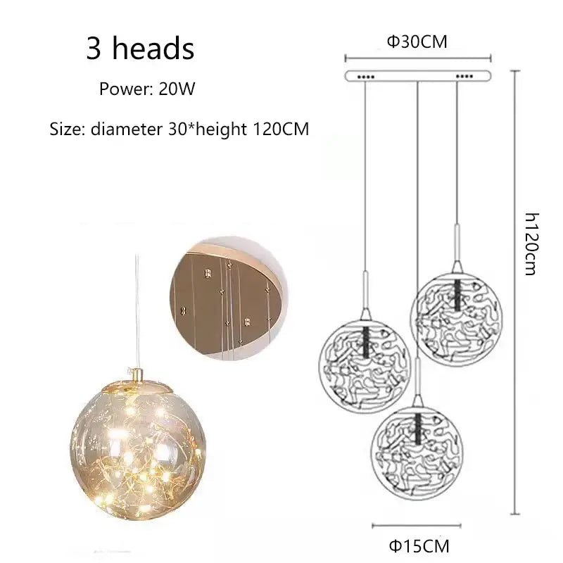 DecorBites™ Contemporary Crystal Ball Chandelier - Free Shipping