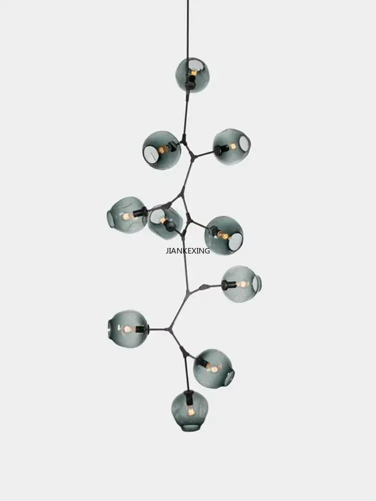 DecorBites™ Contemporary Glass Bubble Chandelier for Living Room