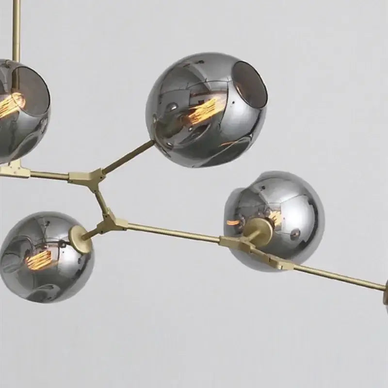 DecorBites™ Contemporary Glass Bubble Chandelier for Living Room
