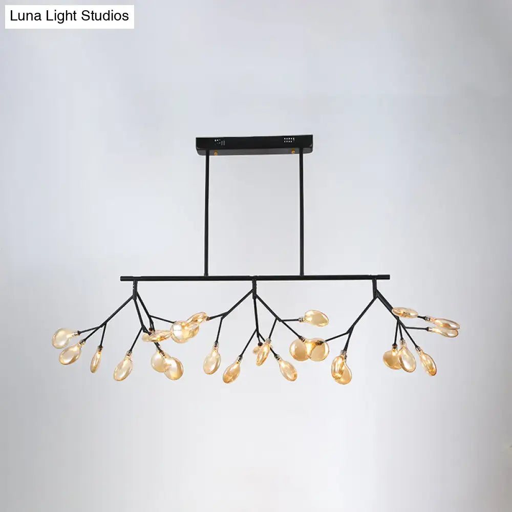 DecorBites™ Contemporary Heracleum Island Pendant Light for Modern Dining Rooms