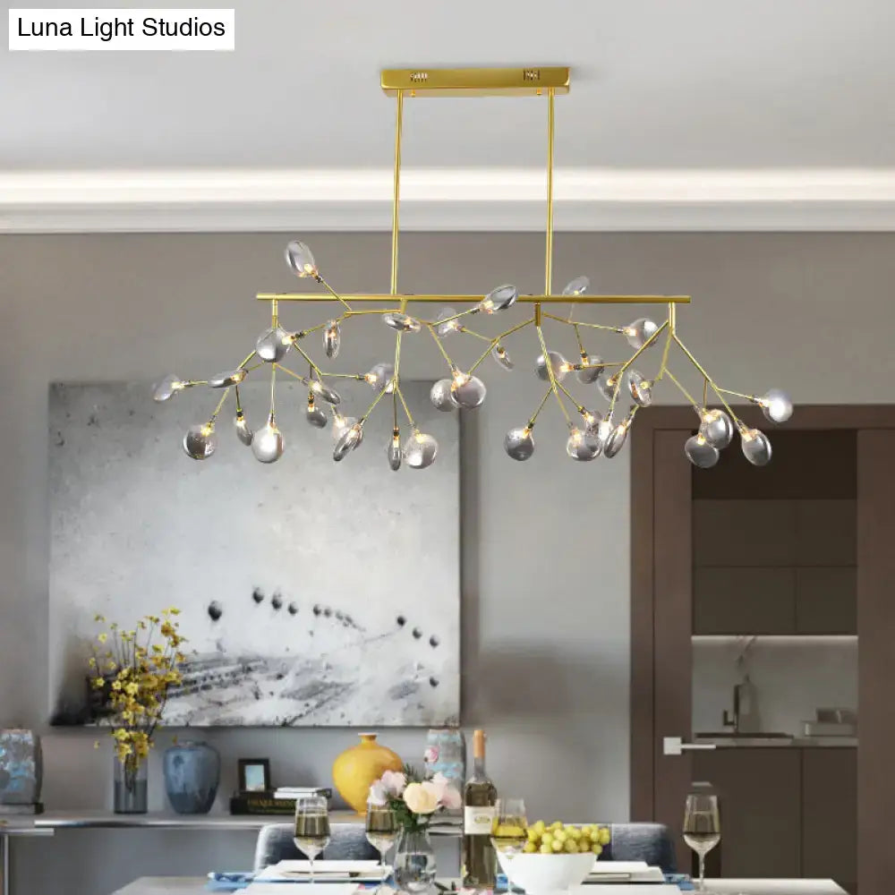 DecorBites™ Contemporary Heracleum Island Pendant Light for Modern Dining Rooms
