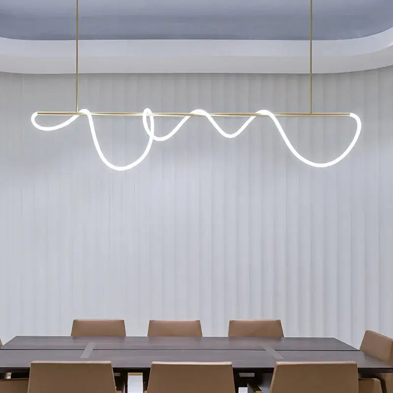 ثريا DecorBites™ LED عصرية لإضاءة غرفة الطعام