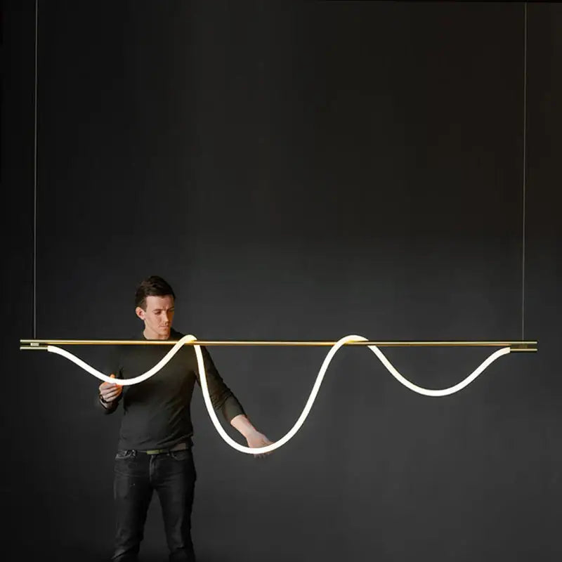 ثريا DecorBites™ LED عصرية لإضاءة غرفة الطعام