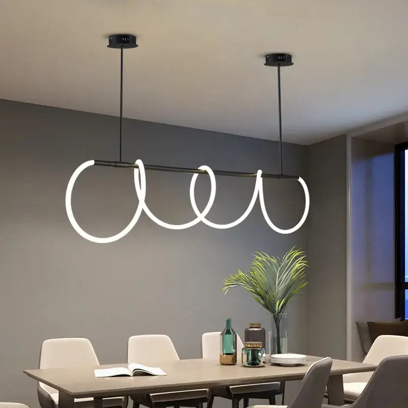 ثريا DecorBites™ LED عصرية لإضاءة غرفة الطعام