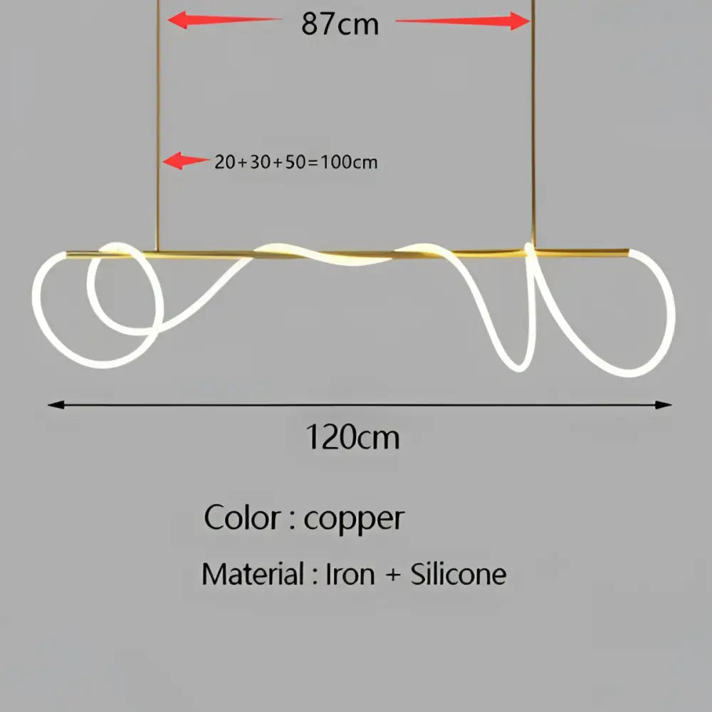 ثريا DecorBites™ LED عصرية لإضاءة غرفة الطعام