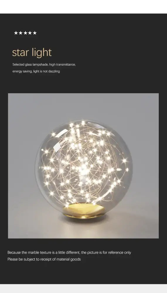 ثريا DecorBites™ LED زجاجية عصرية لإضاءة المنزل
