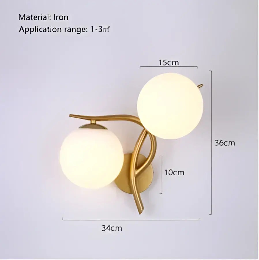 ثريا DecorBites™ LED زجاجية عصرية لإضاءة المنزل
