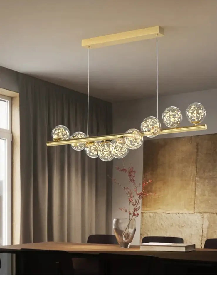 ثريا DecorBites™ LED زجاجية عصرية لإضاءة المنزل