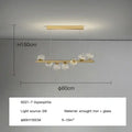 ثريا DecorBites™ LED زجاجية عصرية لإضاءة المنزل