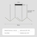 DecorBites™ Contemporary LED Pendant Lights 2-Head 90cm