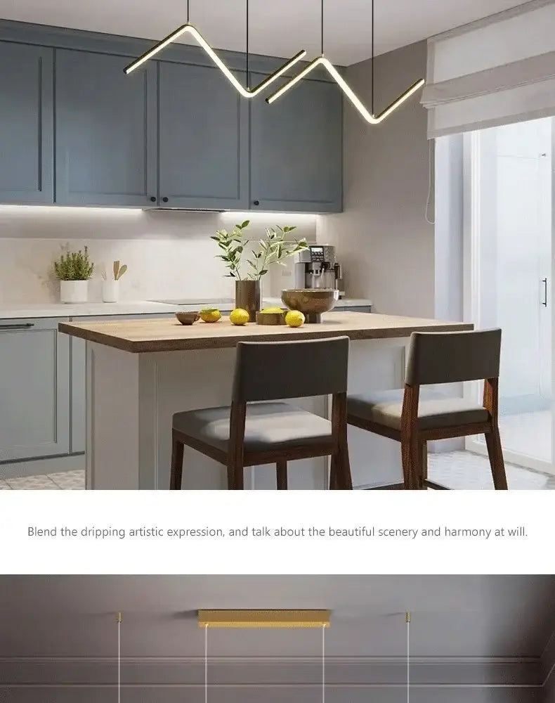 DecorBites™ Contemporary LED Pendant Lights 2-Head 90cm