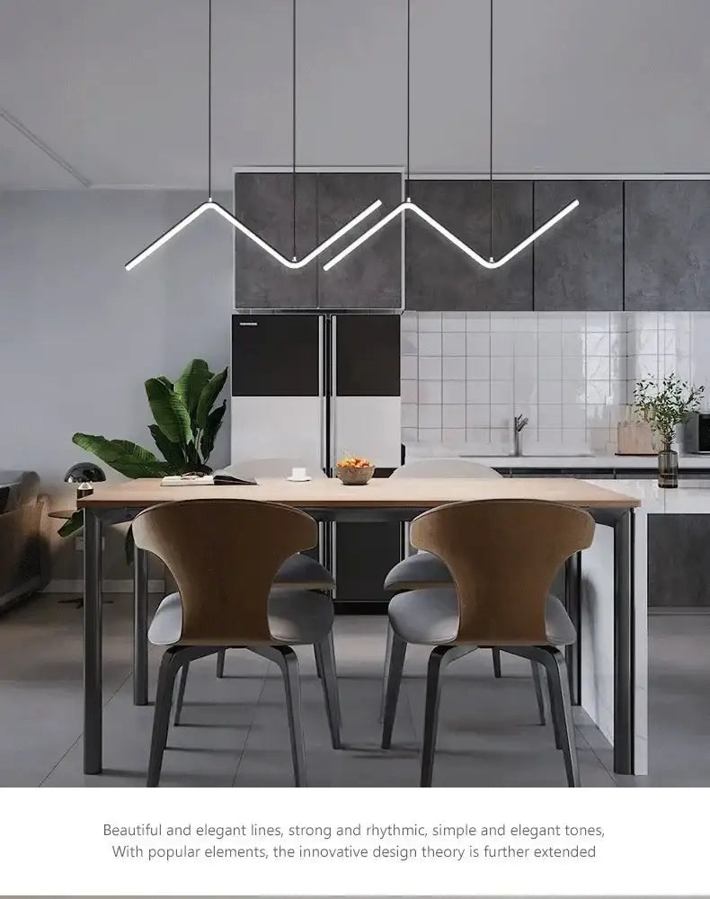 DecorBites™ Contemporary LED Pendant Lights 2-Head 90cm