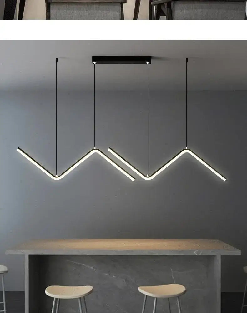 DecorBites™ Contemporary LED Pendant Lights 2-Head 90cm