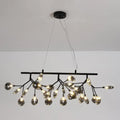 DecorBites™ Contemporary Metal Pendant Lighting with Round Canopy for Bedroom - Island Branch Design