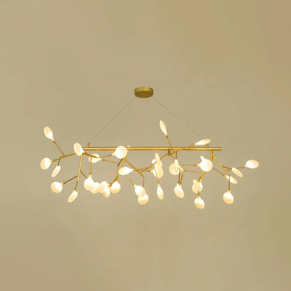 DecorBites™ Contemporary Metal Pendant Lighting with Round Canopy for Bedroom - Island Branch Design