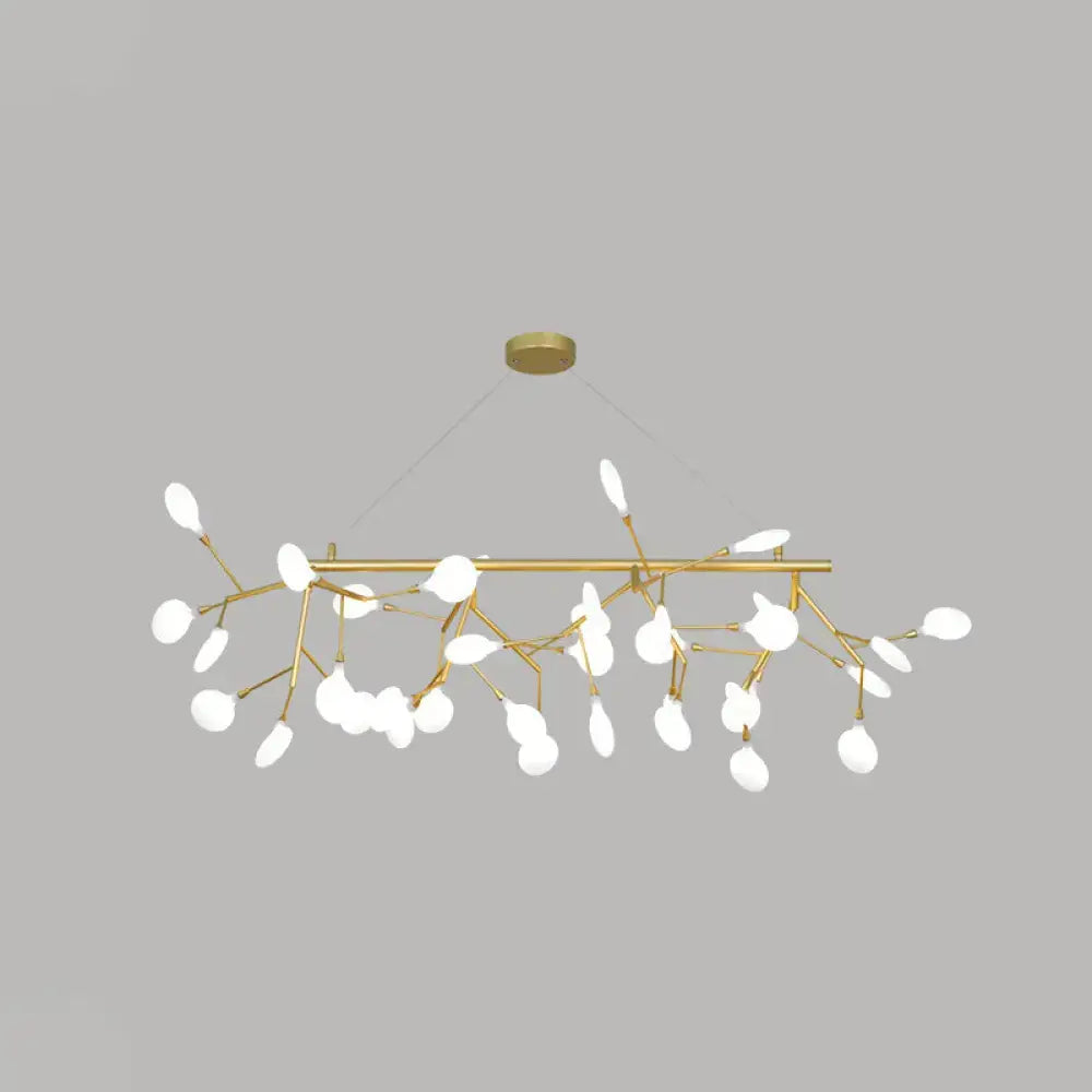 DecorBites™ Contemporary Metal Pendant Lighting with Round Canopy for Bedroom - Island Branch Design