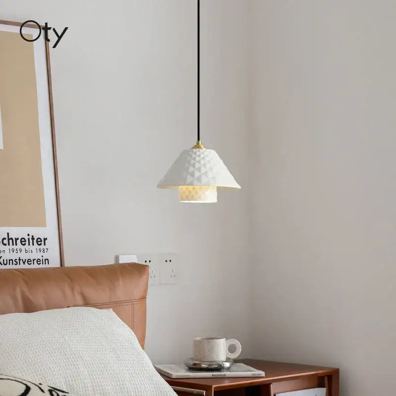 DecorBites™ Copper Ceramic Pendant Lights for Home Decoration