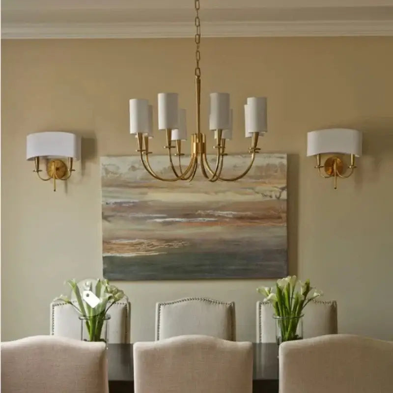 DecorBites™ Copper Chandelier Lights for Living Room, Kitchen, and Bedroom