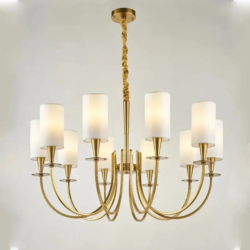 DecorBites™ Copper Chandelier Lights for Living Room, Kitchen, and Bedroom