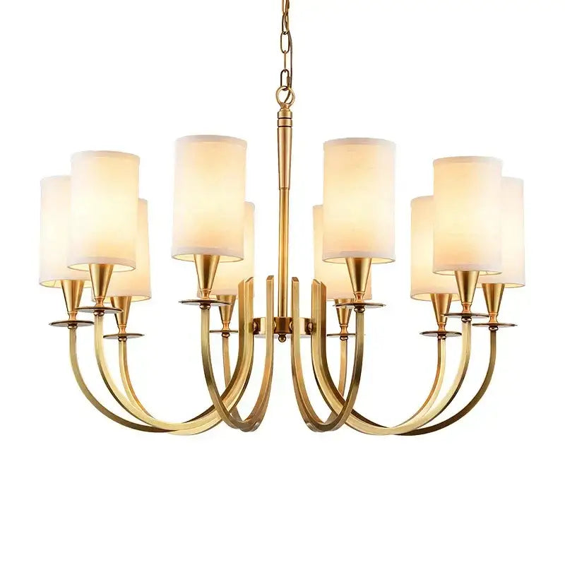 DecorBites™ Copper Chandelier Lights for Living Room, Kitchen, and Bedroom